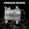 CO29272C A/C Compressor with Clutch Compatible with Honda Civic 2016