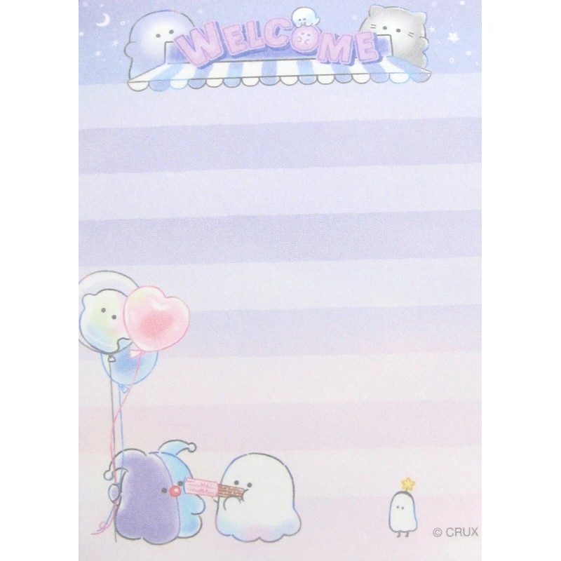 Crux Obakenu Oishii Yuenchi Food Stall Mini Memo Pad (124124)~KAWAI