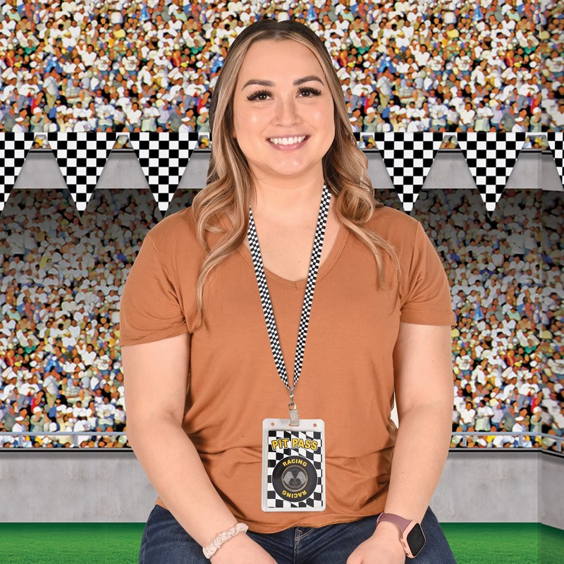 Beistle 50589 Racing Pit Pass, 25-Inch