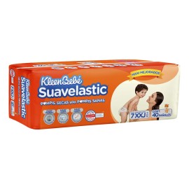 Pañales Kleenbebé Suavelastic Etapa 7 Unisex 40 Piezas