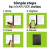 Rocketbook Core Reusable Smart Notebook, Lined Pages For School, Work
