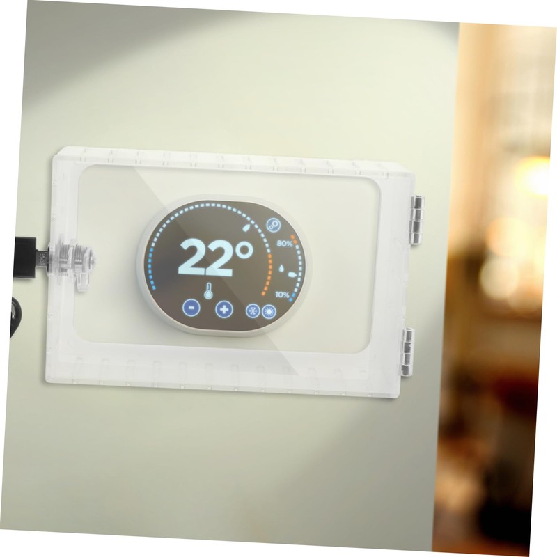 COHEALI Thermostat Lock Box with Keyed Security Durable Plastic Thermostat