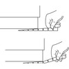 Abrafix 4pk Furniture Alignment Leveller Wedges - Adjustable Wedge 1mm