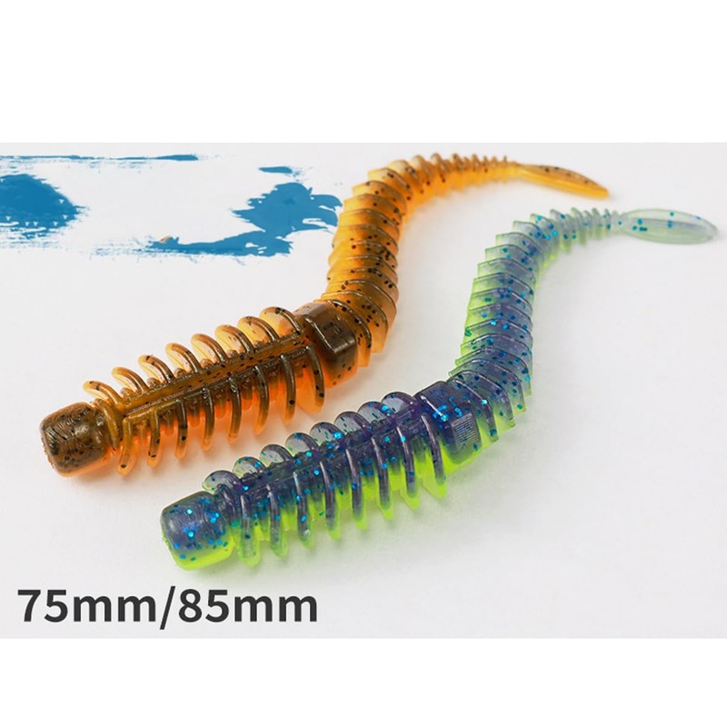 FOLANDO 10 PCS Fishing Lures, Floating bait Soft Bait Fishing
