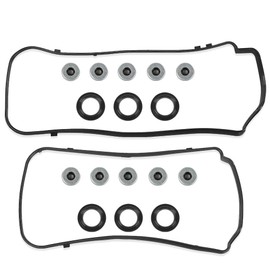 PIT66 Valve Cover Gasket Seals Set VS50773R, VS50558 Fit Acura MDX TSX 3.5L 2010-2013, Fit Honda Accord 2008-2017/ Odyssey 2008-2017/ Pilot 2009-2015,Not fit Honda Odyssey J35A6