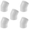 Lesso America 416 Series PVC Pipe Fitting - 22.5°Elbow -