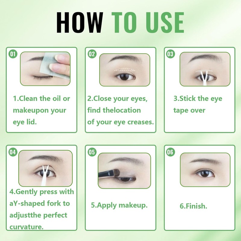 Eyelid Lift Tapes Eyelid Correcting Strips for Sagging Eyes 5MM
