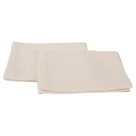 LinenMe 42 x 70 cm Linen Lara Hand Towels, Set of 2, White