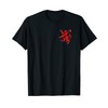Scotland Lion Rampant Scottish Pride Saltire Flag (2-Sided) T-Shirt