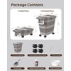 Collapsible Dog Food Container for 10-25 lbs, Airtight Storage Bin