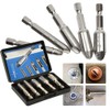 Screw Extractor Set, 5 Pieces, 2-12 mm HSS, Damaged Screw