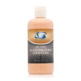 Glass Polish 16.9oz (500ml) GP-PRO Glass Polishing Compound for Professional Polishing of All Glass Surfaces - 2.3 microns