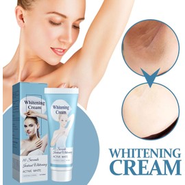 Body Care Brightening Cream, Underarm Whitening Cream for Women, Moisturizers, Whitening Cream for Body Bikini Area Armpit, Neck, Knees and Legs 60Ml (2pcs)