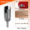 sourcing map H15 Wing Nut Driver 15mm Metric 6-Point Socket