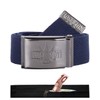 2Stoned Money Belt Safe Belt Unisex 4cm Wide Matte Buckle