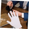 ABOOFAN 6 Pairs Cotton Gloves for Jewelry and Coin Inspection