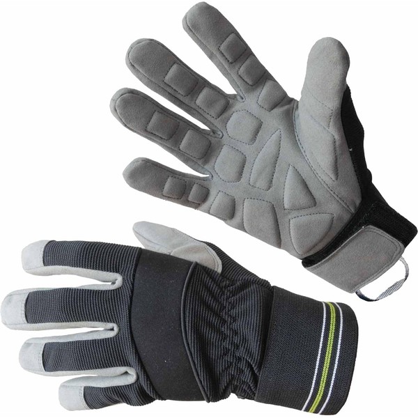 Fuji Gloves Work Gloves Cattle Reducing Gloves LL Black/Gray 0025