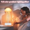 Piashow Quallen Lampe, Quallenlampe, Jellyfish Lamp mit Tonsensor, Aufladbar LED