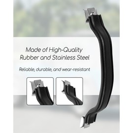 Inside Door Pull Handle Fits for Jeep Wrangler YJ 1987 1988 1989 1990 1991 1992 1993 1994 1995, Door Handle Body with Screws and Covers Replace 55009801K 1Pcs