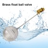 Topteng 1/2" Male Thread Float Ball Valve Floating Ball Stainless