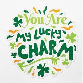 Decal Stickers of You are My Lucky Charm Premium Indoor (No Waterproof) Vinyl Decal Stickers for Laptop Phone Accessory Helmet Car Window Mug Tuber Cup Door Wall - USCVER30d1212BL0124