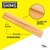 Nelson Wood Shims - Leveling Wedge Professional Contractor DIY Bulk