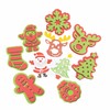 Baker Ross Christmas Foam Stamp FC263-10 Pieces Painting Supplies Stamp Set for Kids Ideal for Kids Arts and Crafts Projects