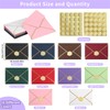 Kayqbonke Pack of 30 Coloured Envelopes, 10 Colours Colourful Envelopes,