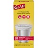 Glad Trash Bags, Small Garbage Bags - 4 Gallon White