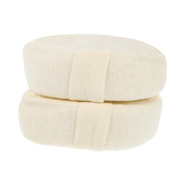 TOVINANNA 2pcs Natural Loofah Sponges Exfoliating Bath Scrubbers for for Body Washing and Massage Compact Quick-drying Housewarming