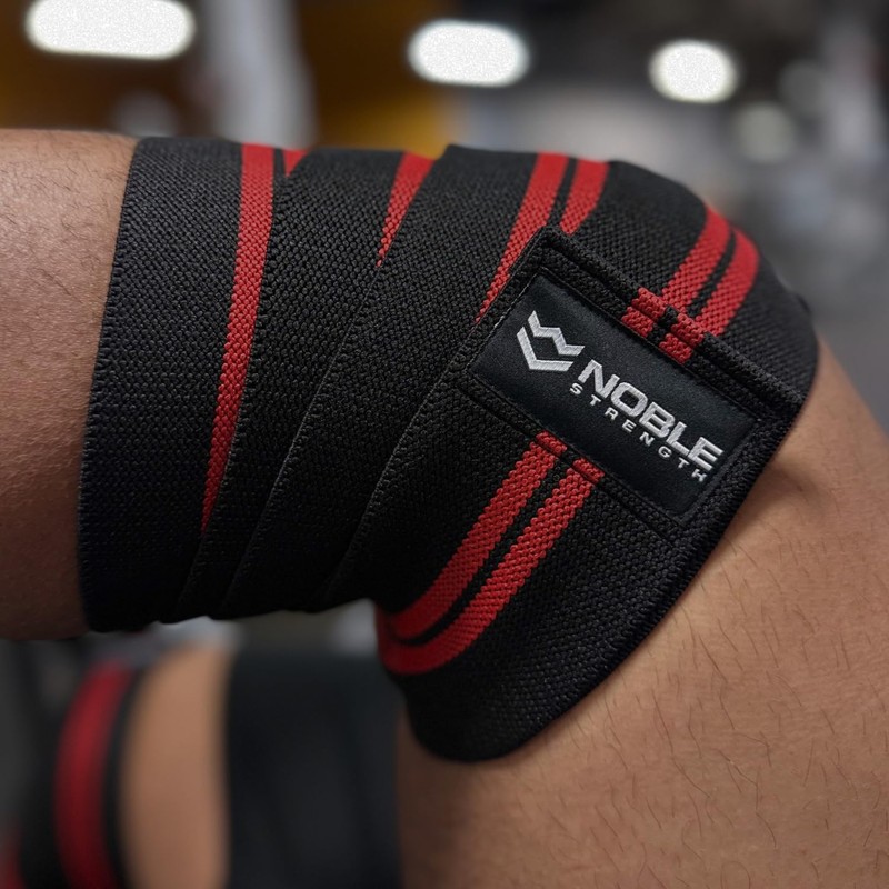 Noble Strength Knee Wraps (1 Pair) Knee Support & Knee