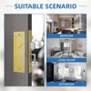 Pocket Door Hardware Mortise Lock with Pull, Privacy Recessed Handle