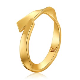 crataly Women's Bracelet 18K Gold Arm Cuff Chunky Stacked Bracelet Hinge, Stainless Steel Plated Jewelry, Vintage Arm Bracelet, Simple and Impersonal Gift for Girls