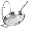 LOLYKITCH 14 Inch Tri-ply Stainless Steel Frying Pan with Lid