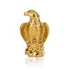 TQUPT Golden Hawk Statue, Eagle Birds Figurine Home Decor, Modern