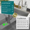 MEZOKUCEL Stone Faucet Mat, Fast Drying Sink Tray, Diatomite Stone