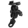 TELESIN 360 Degree Rotation Motorcycle Rearview Mirror Support Clamp Motion