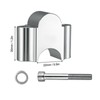7/8in 30mm Handlebar Risers Clamp Bars Kit Universal Parts for