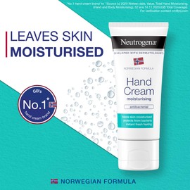 Neutrogena Norwegian Formula, Moisturising Antibacterial Hand Cream, 50 ml (Pack of 1)