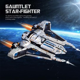 kowkis Kom'rk-Class Fighter Building Blocks Set,Star Wrs Plane Ship Model Kit,Gifts for Sci-Fi Movie Lovers, Boys and Girls 14+(2948Pcs)