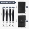 8 Pieces Eyebrow Tweezers, Stainless Steel Eyebrow Curler, Eyelash Tools,
