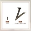 sourcing map 3.5" Folding Lid Support Hinges, Lift Up Stay