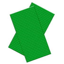 BOROLA Classic Baseplates Building Brick -10 "x 5" ，Compatible with Most Major Brand Building Bricks, Used for Substrates for Building Towers, Desktop Bases(4 Pack, Pink)