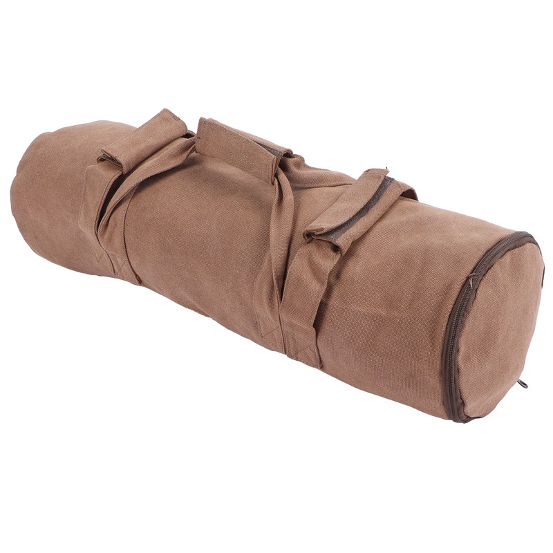Adjustable Fitness Sandbags Canvas WeightBearing Training Bag for Garden Training(Khaki