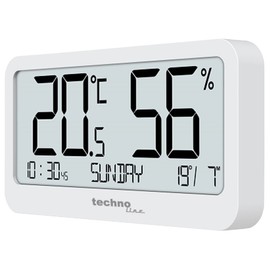 Technoline WS9455 Hygrometer Thermometer Humidity Meter Digital Room Thermometer Temperature Station