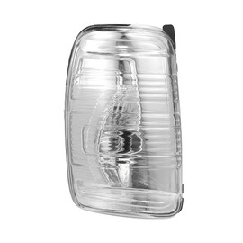 A ABSOPRO Front Left Side Door Rearview Side Wing Mirror LED Turn Signal Light No.BK3Z13B375D Indicator Blinker Lamp for Ford TRANSIT 2015-2022 White