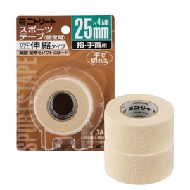 Nitoms Nitrite EBH Tape, Sports Tape, Stretchable, Thin, Hand Cut, Light Pressure, Injury Prevention, Hard to Peel, Beige, Width 1.0 inches (25 mm) x Length 14.7 ft (4.5 m) [1 Roll] EBH-25BP