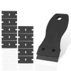 Plastic Razor Scraper with 10pcs Double Edged Plastic Blades Hair