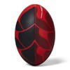 Canterbury Thrillseeker Play Rugby Ball, Black/Red, 3