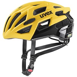uvex Race 7 - Safe Performance Helmet for Men and Women - Individual Size Adjustment - Optimised Ventilation - Sunbee Black Matt - 51-55 cm